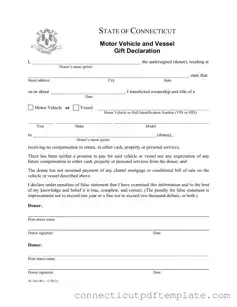 Official Connecticut Au 463 Template in PDF