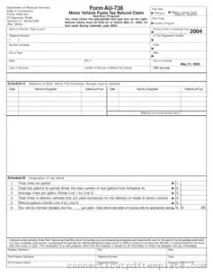 Official Connecticut Au 738 Template in PDF