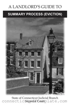 Official Connecticut Eviction Template in PDF