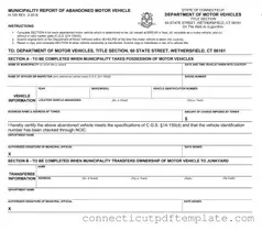 Official Connecticut H 109 Template in PDF