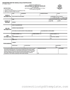 Official Connecticut H 110 Template in PDF